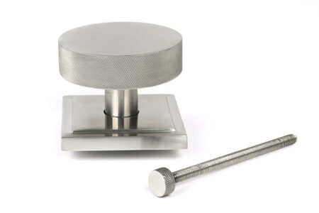 From the Anvil Satin Marine SS (316) Brompton Centre Door Knob (Square) - Image 3