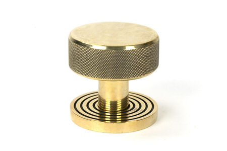 From the Anvil Aged Brass Brompton Mortice/Rim Knob Set (Beehive) - Image 3