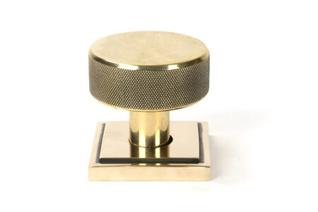 From the Anvil Aged Brass Brompton Mortice/Rim Knob Set (Square) - Image 3