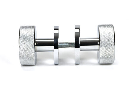 Polished Chrome Brompton Mortice/Rim Knob Set (Plain) | 46778 - Image 4