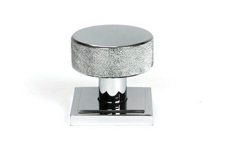 Polished Chrome Brompton Mortice/Rim Knob Set (Square) | 46781 - Image 3