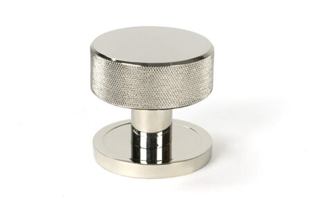 Polished Nickel Brompton Mortice/Rim Knob Set (Plain) | 46782 - Image 3