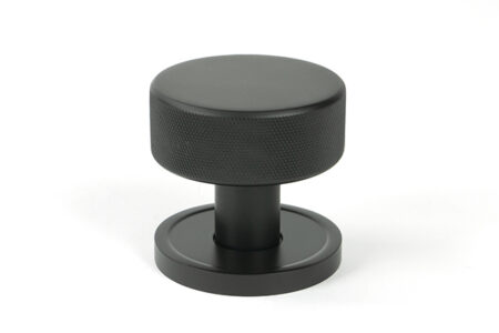 Aged Bronze Brompton Mortice/Rim Knob Set (Plain) | 46786 - Image 3