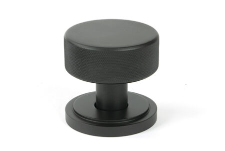 Aged Bronze Brompton Mortice/Rim Knob Set (Art Deco) | 46787 - Image 3