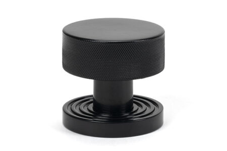Black Brompton Mortice/Rim Knob Set (Beehive) | 46796 - Image 3