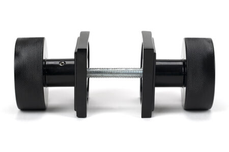 Black Brompton Mortice/Rim Knob Set (Square) | 46797 - Image 4