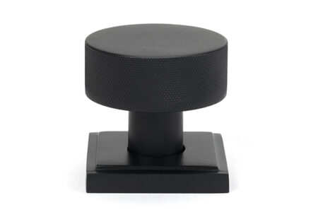 Matt Black Brompton Mortice/Rim Knob Set (Square) | 46801 - Image 3