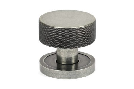 Pewter Brompton Mortice/Rim Knob Set (Plain) | 46802 - Image 3