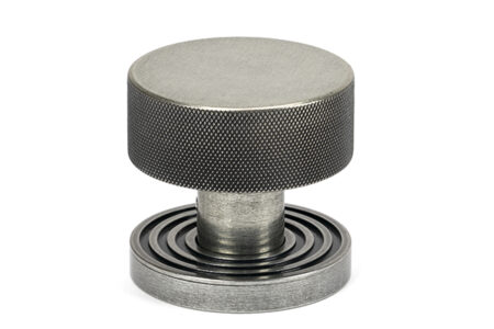 Pewter Brompton Mortice/Rim Knob Set (Beehive) | 46804 - Image 3