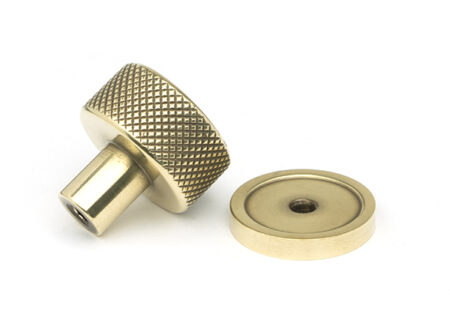 Aged Brass Brompton Cabinet Knob - 25mm (Plain) | 46814 - Image 4