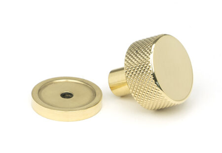 Polished Brass Brompton Cabinet Knob - 25mm (Plain) | 46816 - Image 3