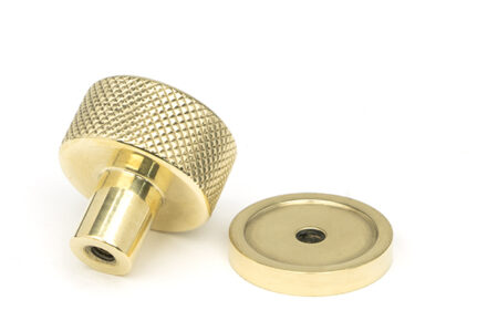 Polished Brass Brompton Cabinet Knob - 25mm (Plain) | 46816 - Image 4