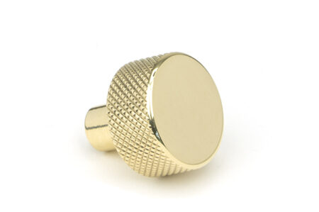 Polished Brass Brompton Cabinet Knob - 25mm (No rose) | 46820 - Image 3