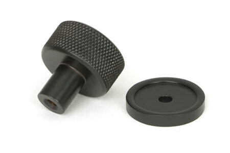 Aged Bronze Brompton Cabinet Knob - 25mm (Plain) | 46826 - Image 4
