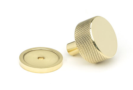 Polished Brass Brompton Cabinet Knob - 32mm (Plain) | 46828 - Image 3