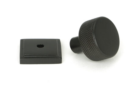 Aged Bronze Brompton Cabinet Knob - 25mm (Square) | 46829 - Image 3