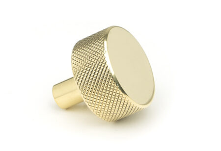 Polished Brass Brompton Cabinet Knob - 32mm (No rose) | 46832 - Image 3