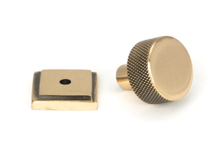 Polished Bronze Brompton Cabinet Knob - 25mm (Square) | 46833 - Image 3