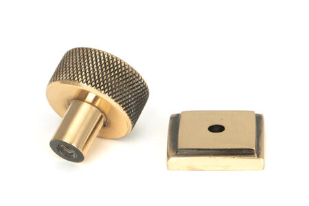 Polished Bronze Brompton Cabinet Knob - 25mm (Square) | 46833 - Image 4