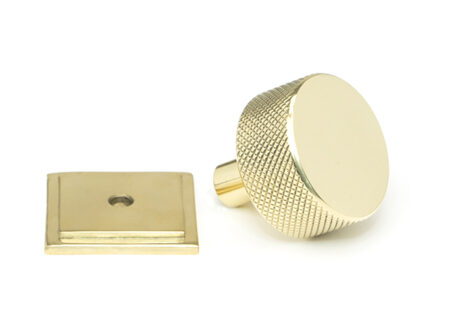Polished Brass Brompton Cabinet Knob - 32mm (Square) | 46836 - Image 3