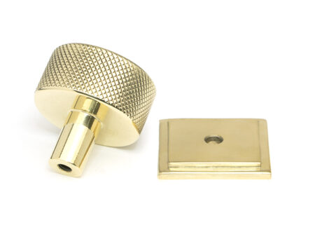Polished Brass Brompton Cabinet Knob - 32mm (Square) | 46836 - Image 4