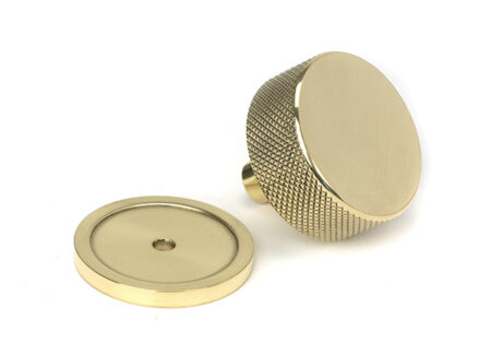 Polished Brass Brompton Cabinet Knob - 38mm (Plain) | 46840 - Image 3
