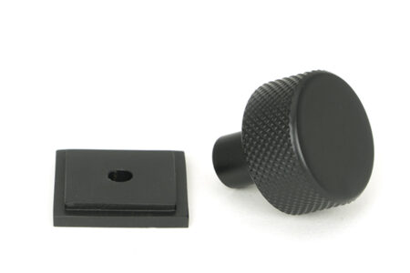 Matt Black Brompton Cabinet Knob - 25mm (Square) | 46841 - Image 3
