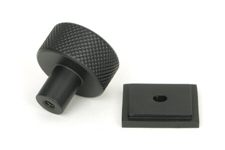 Matt Black Brompton Cabinet Knob - 25mm (Square) | 46841 - Image 4