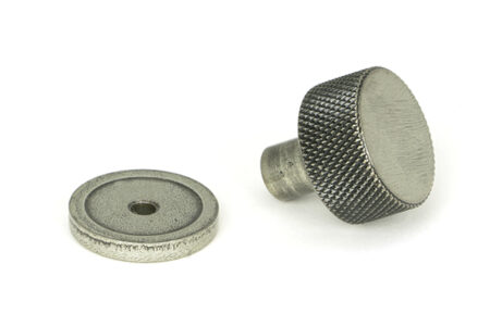 Pewter Brompton Cabinet Knob - 25mm (Plain) | 46842 - Image 3