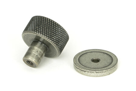 Pewter Brompton Cabinet Knob - 25mm (Plain) | 46842 - Image 4