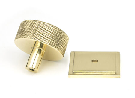 Polished Brass Brompton Cabinet Knob - 38mm (Square) | 46848 - Image 4