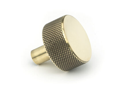 Aged Brass Brompton Cabinet Knob - 32mm (No rose) | 46855 - Image 3