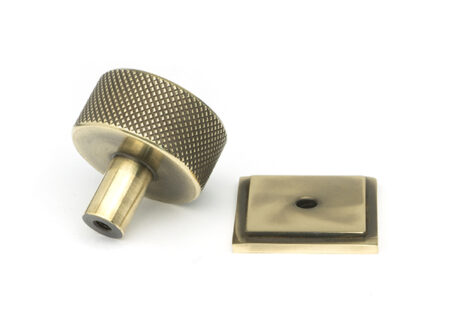 Aged Brass Brompton Cabinet Knob - 32mm (Square) | 46857 - Image 4