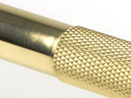 Polished Brass Half Brompton Pull Handle - Small | 46864 - Image 4