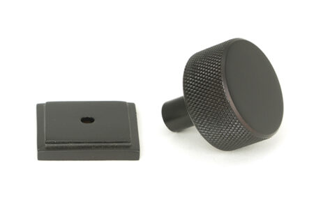 Aged Bronze Brompton Cabinet Knob - 32mm (Square) | 46869 - Image 3