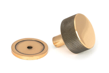 Polished Bronze Brompton Cabinet Knob - 32mm (Plain) | 46870 - Image 3