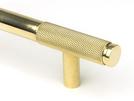 Polished Brass Half Brompton Pull Handle - Large | 46872 - Image 3