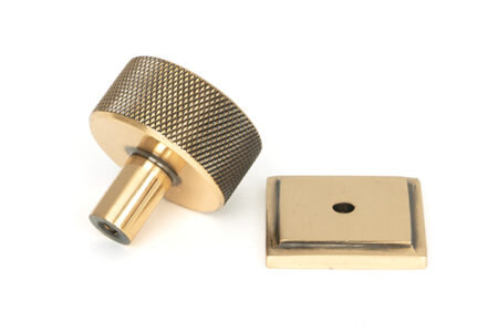 Polished Bronze Brompton Cabinet Knob - 32mm (Square) | 46873 - Image 4