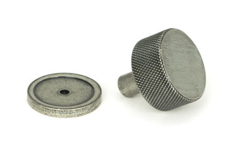Pewter Brompton Cabinet Knob - 32mm (Plain) | 46882 - Image 3