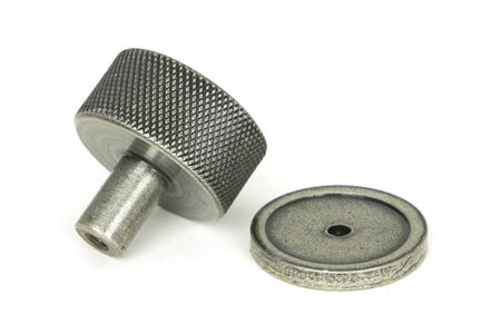 Pewter Brompton Cabinet Knob - 32mm (Plain) | 46882 - Image 4