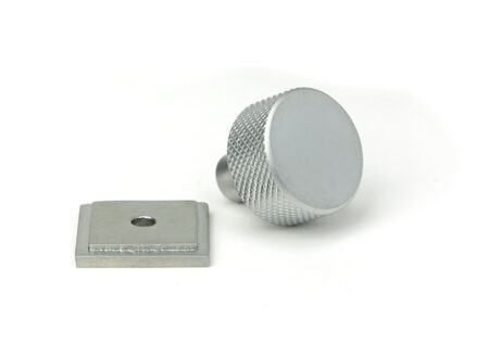 Satin Chrome Brompton Cabinet Knob - 25mm (Square) | 46884 - Image 4