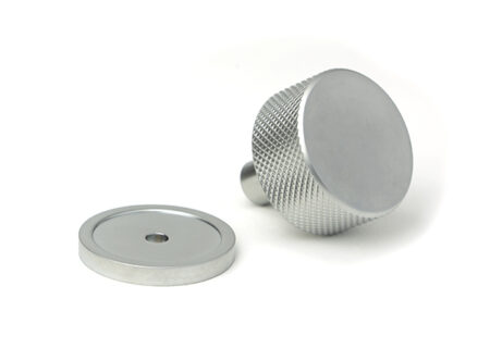 Satin Chrome Brompton Cabinet Knob - 32mm (Plain) | 46888 - Image 3