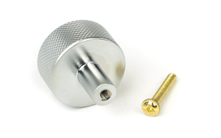 Satin Chrome Brompton Cabinet Knob - 32mm (No rose) | 46892 - Image 4