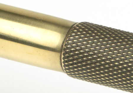 Aged Brass Half Brompton Pull Handle - Small | 46924 - Image 4