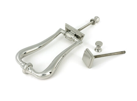 Polished Marine SS (316) Slimline Art Deco Door Knocker | 46939 - Image 3