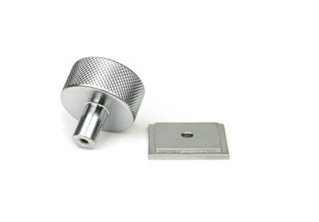 From the Anvil Satin Chrome Brompton Cabinet Knob - 32mm (Square) - Image 4