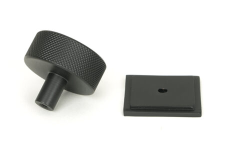 Matt Black Brompton Cabinet Knob - 38mm (Square) | 47087 - Image 4