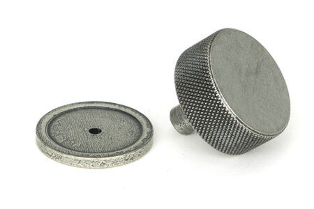 Pewter Brompton Cabinet Knob - 38mm (Plain) | 47088 - Image 3