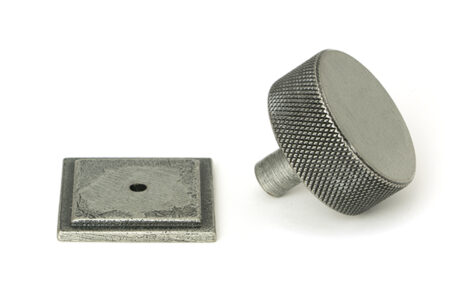 Pewter Brompton Cabinet Knob - 38mm (Square) | 47091 - Image 3