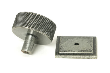 Pewter Brompton Cabinet Knob - 38mm (Square) | 47091 - Image 4